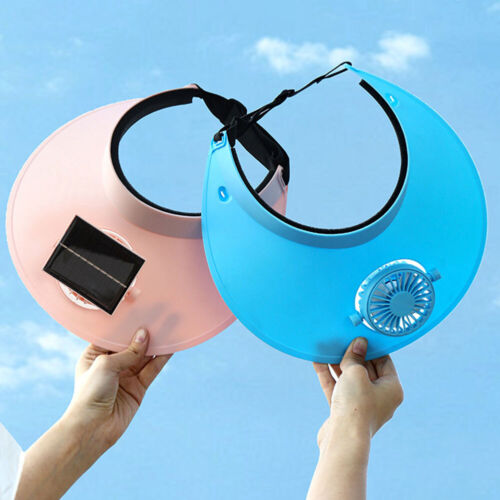 Summer Sun Hats with Fan Empty Top Cap Beach Hat for Sun Protection and Outdoor - Picture 8 of 21