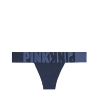 Victoria's Secret PINK Seamless Thong Panty Ensign Logo