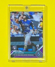 2023 Topps Now Jose Caballero Rookie PURPLE PARALLEL /25 SSP Mariners #326 RC 🔥