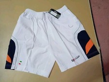 Pantaloncino Tennis Con Tasche Ttk Bianco Blu Arancio L
