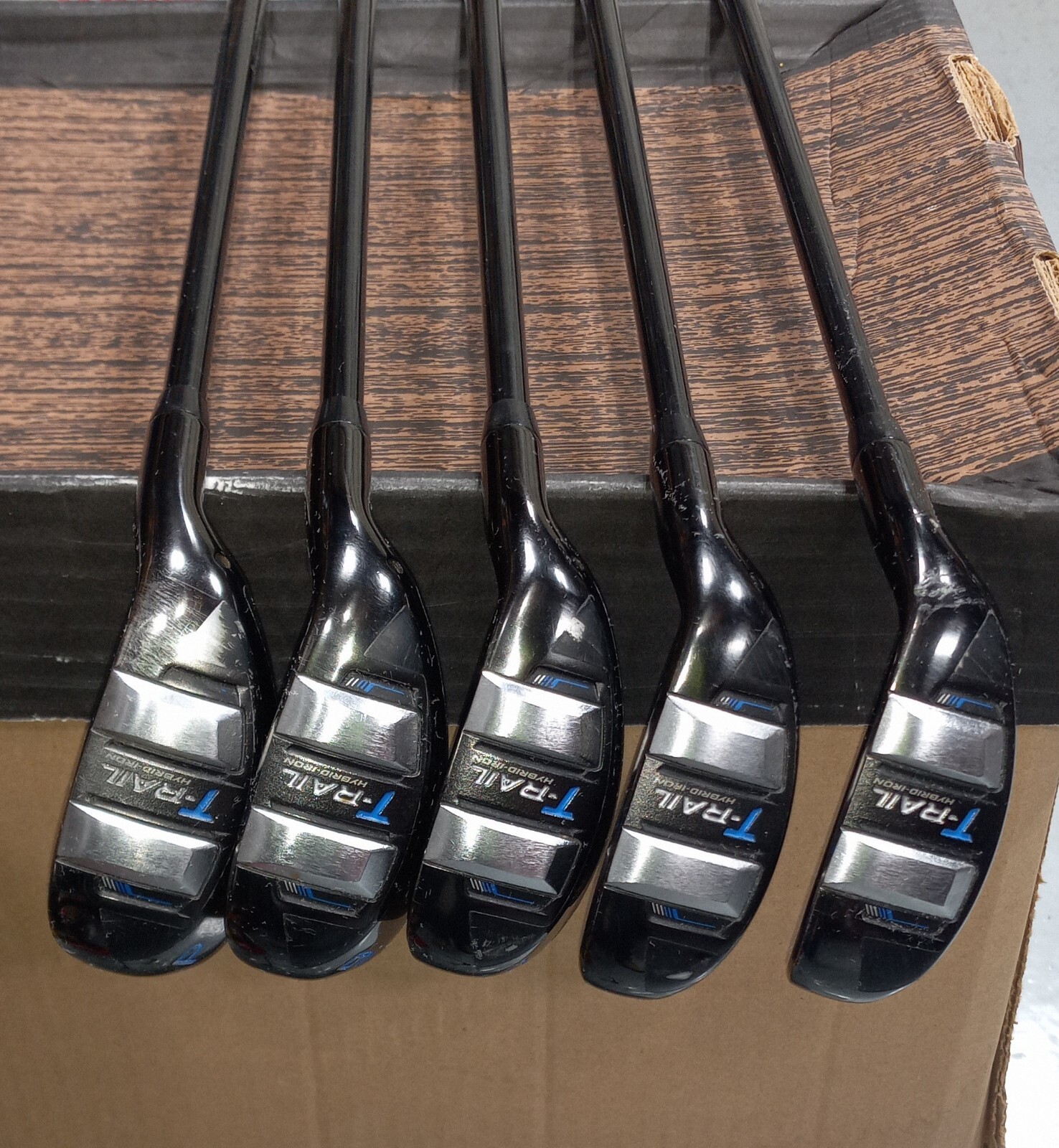 Set Of 5 Cobra Ultra Lite T Rail Hybrid Irons.used Golf Clubs eBay