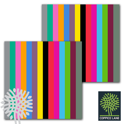 8'' Quadratische Karte gemischte Farben Pack Premium doppelseitig - 240 g/m² - 203 x 203 mm