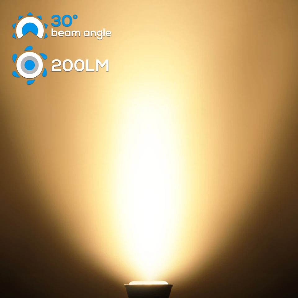 2-Pack LED MR11 Bulb, 25W Halogen Equivalent, 25,000hrs Lifespan - Image 3 of 4