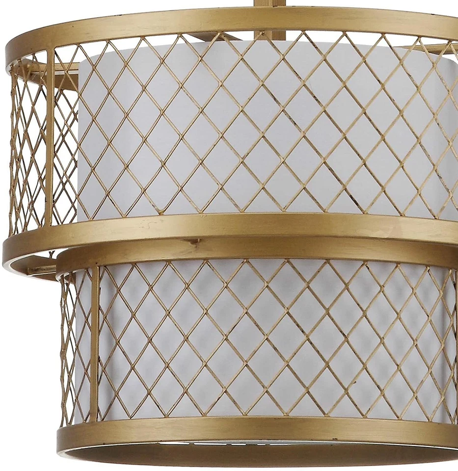 Nueva Luz Colgante Safavieh Lighting Collection Evie Oro Antiguo 57 pulgadas FLE43 Foto 3 de 3