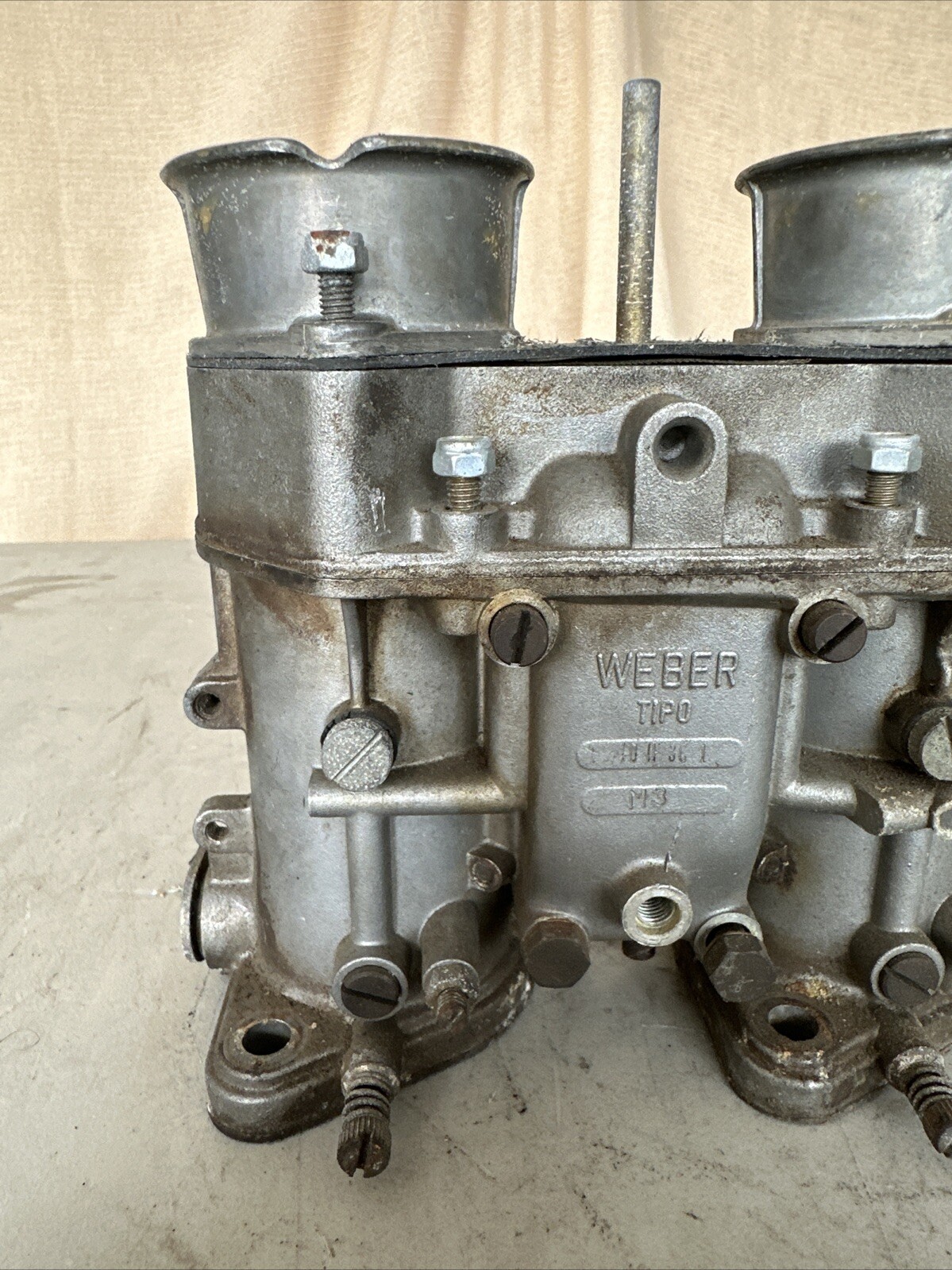 OEM VINTAGE FERRARI BB 512 WEBER 40 IF3C CARBURETOR READ