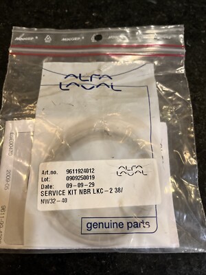Alfa Laval 9611924012 EPDM LKC-2 38 NW32-40 Service Kit Check Valve Repair 1.5''
