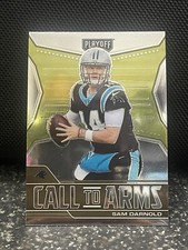 2021 Panini Playoff Football Sam Darnold #CA-SDA Call To Arms Carolina Panthers