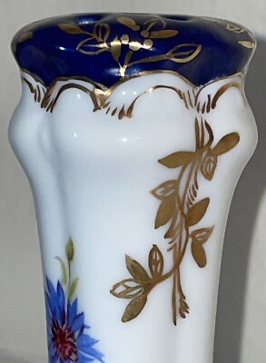 Limoges Porcelain Hat Pin & Ring Holder Floral Design With  display picture 1