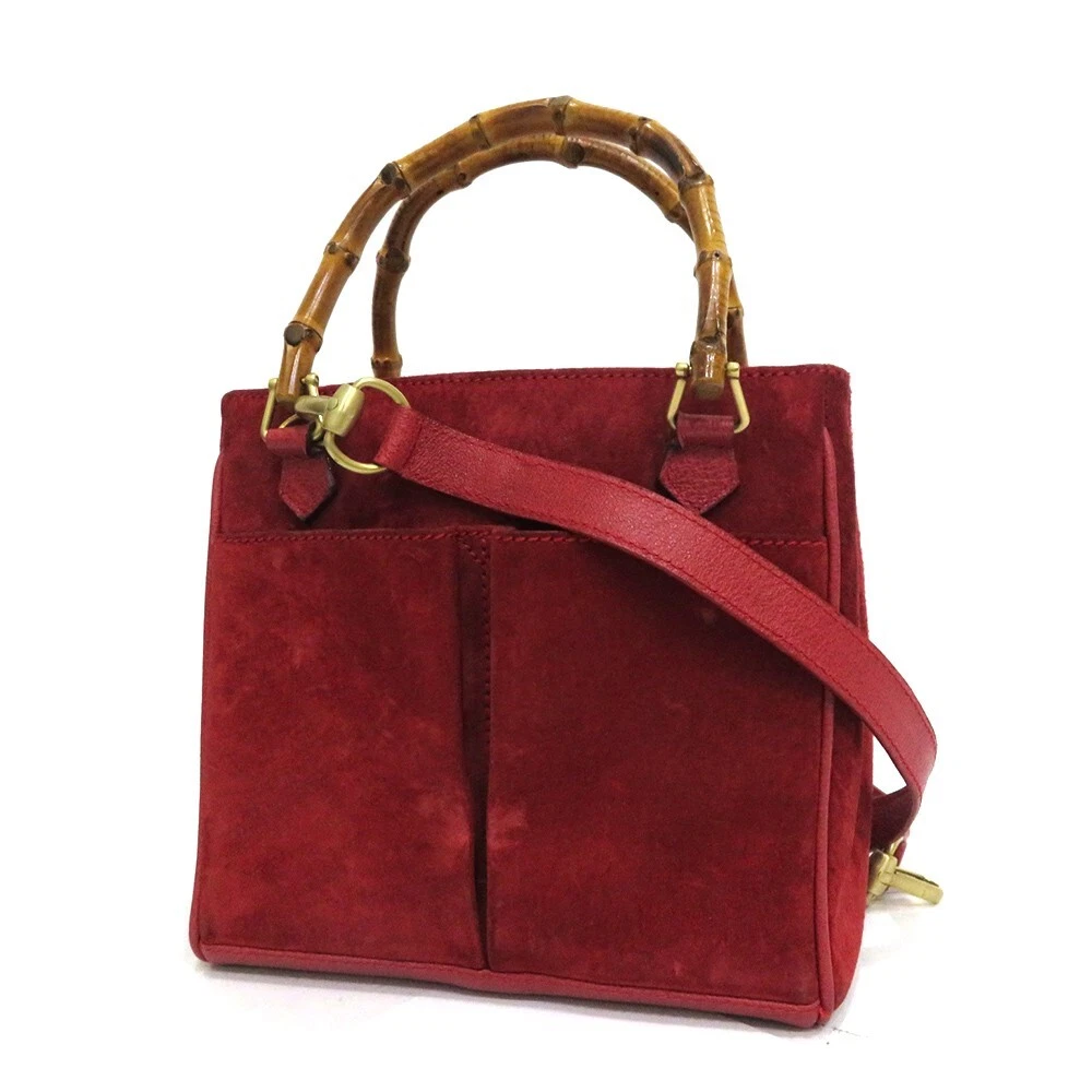Gucci suede shop handbag