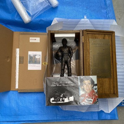 Super rare Limited to 1000 Ayrton Senna bronze statue Vintage | eBay