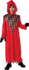 Forum Novelties Devil Hooded Robe w/ Flames Child Costume, Small 4-6