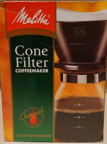 Melitta 10 Cup Pour Over Brewer Coffee Maker With Filters