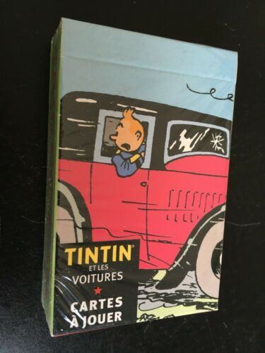 Lot de 4 jeux de carte Tintin ETAT NEUF - Photo 1 sur 4