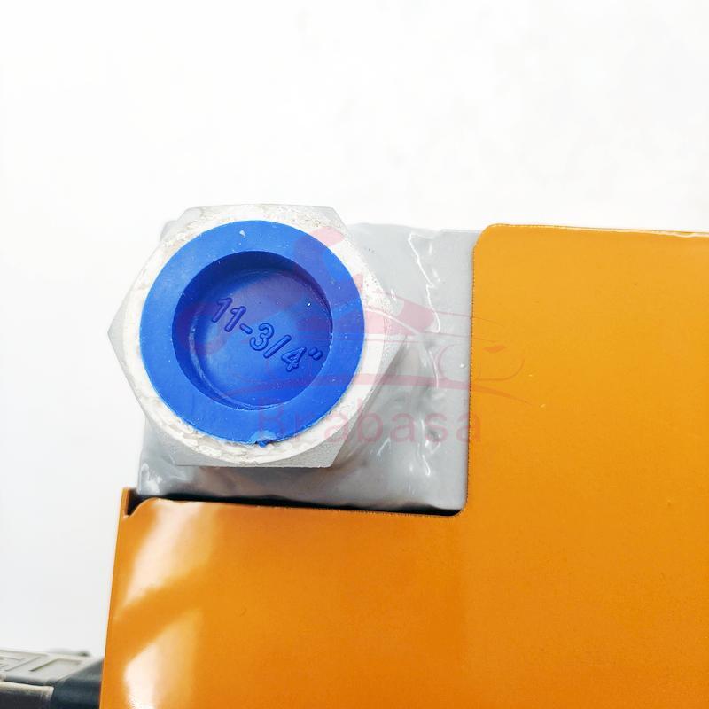 Toplionace AH0607T-CA Radiatore Dell'aria Idraulico, Radiatore Dell'olio Raffreddato Ad Aria Ventola Del Radiatore Dell'olio Idraulico In Alluminio Con Alette A Piastra Serie AH 40L/min G3/4 (DC 12V - Foto 7