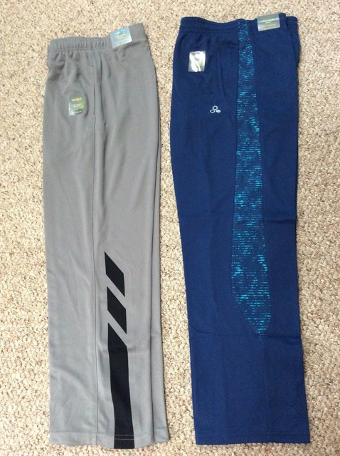 2 Pair NWT Boys Tek Gear Athletic Training Pants Large Husky 14/16 Grey Blue | eBay
