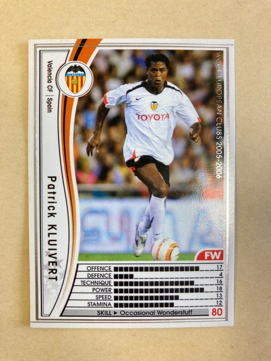 Patrick KLUIVERT #318 2005-2006 05-06 Panini WCCF SOCCER CARD RARE