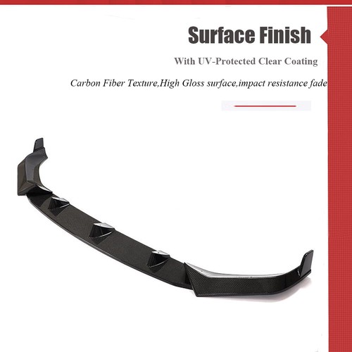 REAL CARBON Front Bumper Lip Spoiler Fit for BMW X7 G07 Sport Utility 2019-2021 - Picture 9 of 16