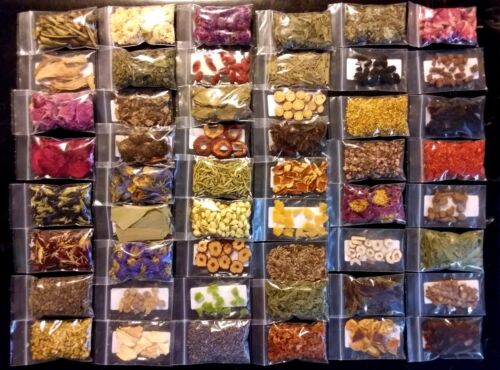 PICK 10 HERBS - Choose from 75 Dried Flowers Resins Herbs for Candles Soapmaking - Afbeelding 1 van 11