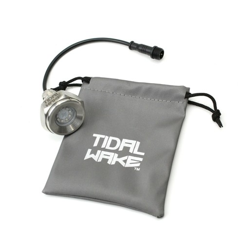 Tapón de drenaje de barco estándar Tidal Wake IP68 1/2" bajo el agua luz LED verde 74237 - Imagen 3 de 5