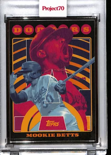 2021 TOPPS PROJECT 70 #359 MOOKIE BETTS BY MATT TAYLOR P70 AP SILVER FRAME 11/51