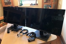 2 21.5" Acer Computer Monitors; 1080p; 60hz; Slim Bezel; HDMi, DVI, VGA