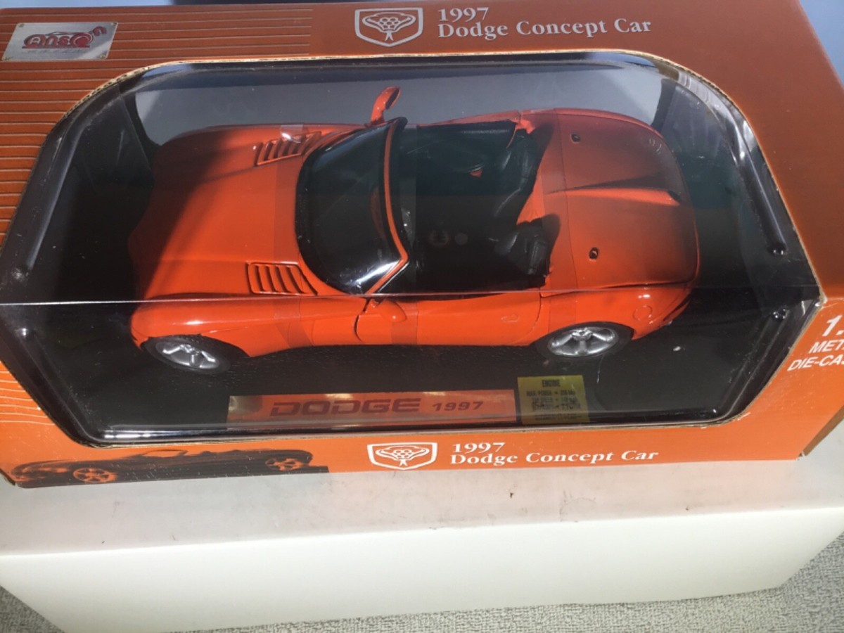 1/18 未開封品 Dodge Concept Car オレンジ Anson 1997 Dodge Concept Diecast Car 1 18 for sale online | eBay