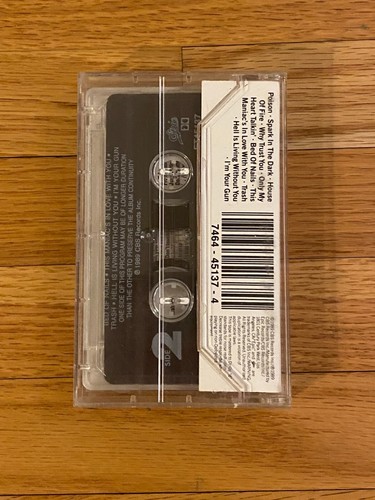 Alice Cooper Trash Cassette Tape Epic Records Vintage Heavy Metal Rock Horror - Picture 3 of 7