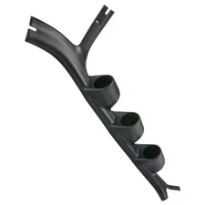 GlowShift 52mm Black Triple Pillar Gauge Pod for 1973-1991 Chevy K5 Blazer