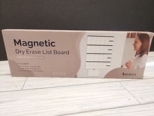 Aberlls Magnetic Dry Erase List Board Sealed