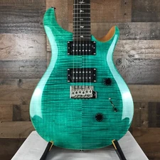 PRS SE Custom 24 Electric Guitar Turquoise with Gig Bag, Free Ship, 293