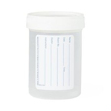 Pneumatic Tube Sterile Specimen Containers, in mL, Sterile, 4 oz., Case of 100