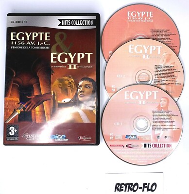 Égypte 1 & 2 – Hits Collection – Jeu PC CD-ROM Neuf Sous Blister