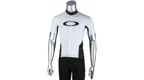 COMPLETO CICLISMO ESTIVO OAKLEY JAWBRWAKER ROAD colore BIANCO-NERO | eBay