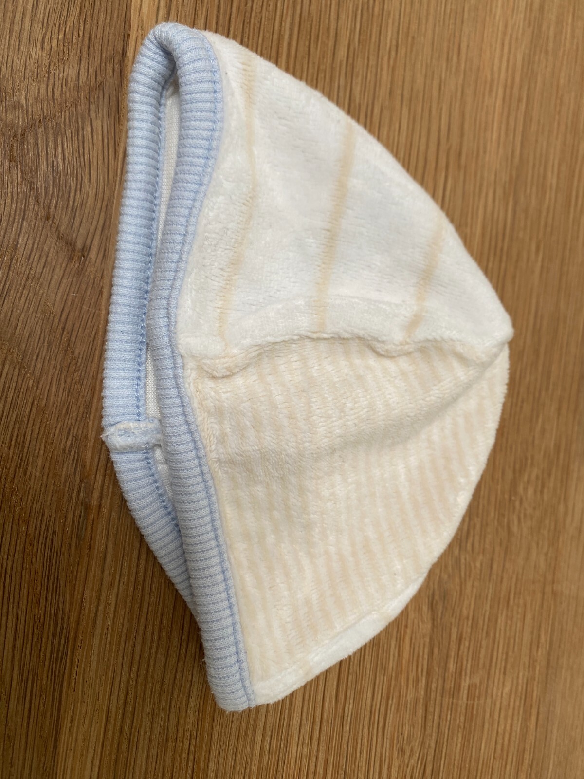 Mothercare Baby Boys Velour Babygrow Sleepsuit & Hat 10lbs 4.5kg New Baby