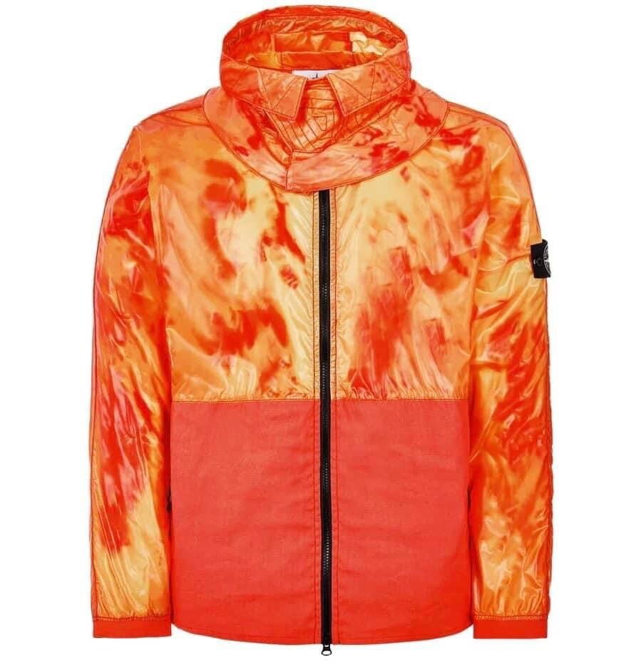STONE ISLAND HEAT REACTIVE LAMY WITH COTTON LINEN TELA STONE ISLAND HEAT REACTIVE LAMY WITH COTTON LINEN TELA