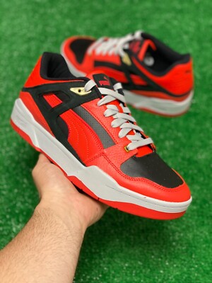 Puma Slipstream Low Mens Casual Shoes Red Black 389968-01 NEW Multi Sz