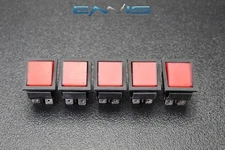 5 PCS ROCKER SWITCH DPDT ON OFF ON TOGGLE 15 AMP 250V 20 AMP 125V 6 PIN EC-2636