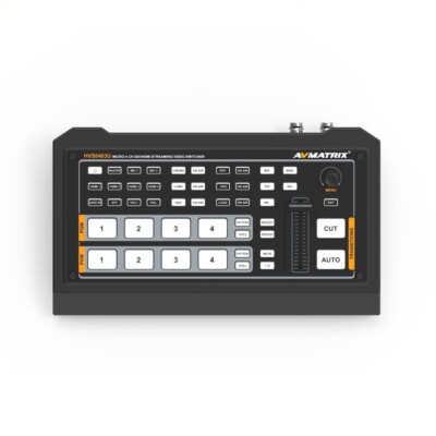 AVMATRIX Living Streaming Video Switcher HVS0403U Micro 4 Channel SDI HDMI
