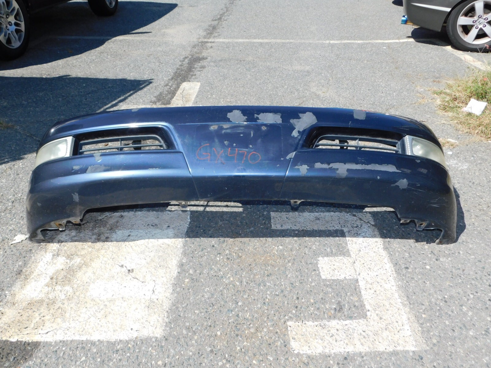 20032009 Lexus GX470 Front Bumper Cover OEM 0309 Blue 8R4/LH10 eBay