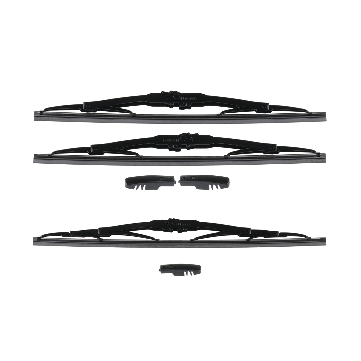 Bosch Wiper Blades Kit for Porsche 911 912 930 Front & Rear-image