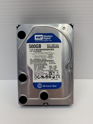 Western Digital WD Caviar 500GB 3.5'' SATA Desktop PC Hard Drive HDD WD5000AAKS