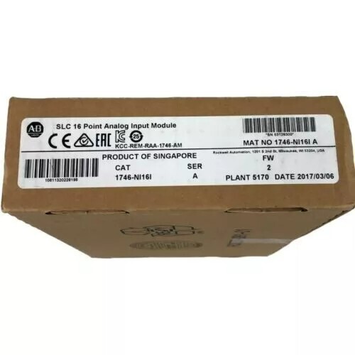 New Sealed AB 1746-NI16I SER A SLC 500 16 Point Analog Input Module 1746-NI16I - Picture 1 of 2