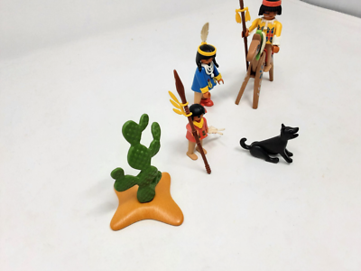 Playmobil 3396 Western Native American Indian Family nearly