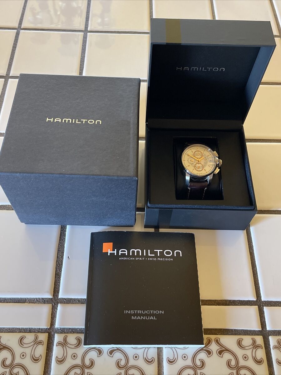 HAMILTON RAILROAD H406161 AUTOMATIC CHRONOGRAPH WATCH IN HAMILTON RAILROAD H406161 AUTOMATIC CHRONOGRAPH WATCH IN