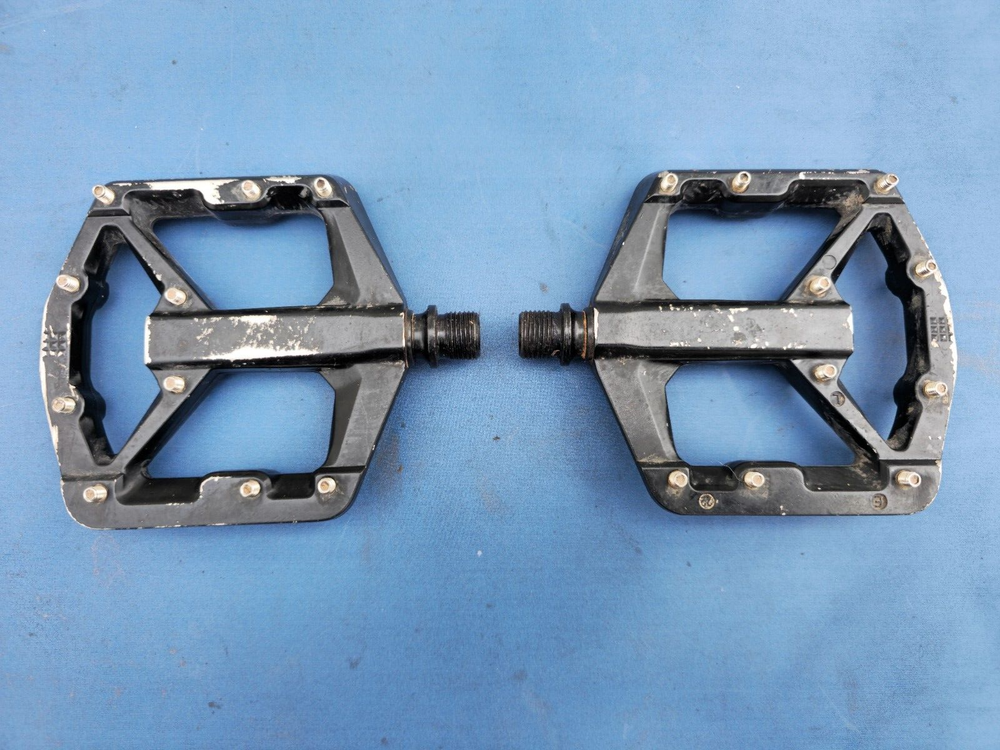 Crank Brothers Stamp 3 Small Black Platform Flat MTB Pedals - MSRP $139.99