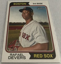 2023 Topps Heritage Baseball Rafael Devers Boston Red Sox base card #8