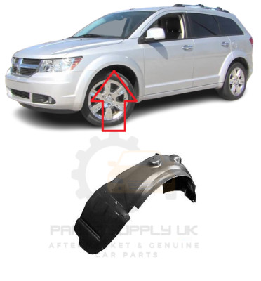 NEU Aftermarket Products Dodge Journey 07-16 Kotflügelblende Links N/S vorn