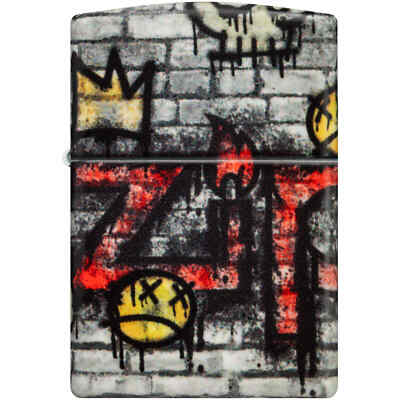 Zippo Windproof Pocket Lighter Graffiti King Design 540 Color