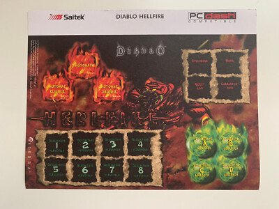 1997! Diablo Classic Hellfire Addon Expansion Blizzard PC Dash Beilage Insert