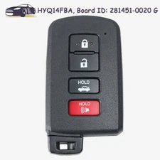 Smart Remote Key Fob 89904-06140 281451-0020 for Toyota Corolla Avalon Camry